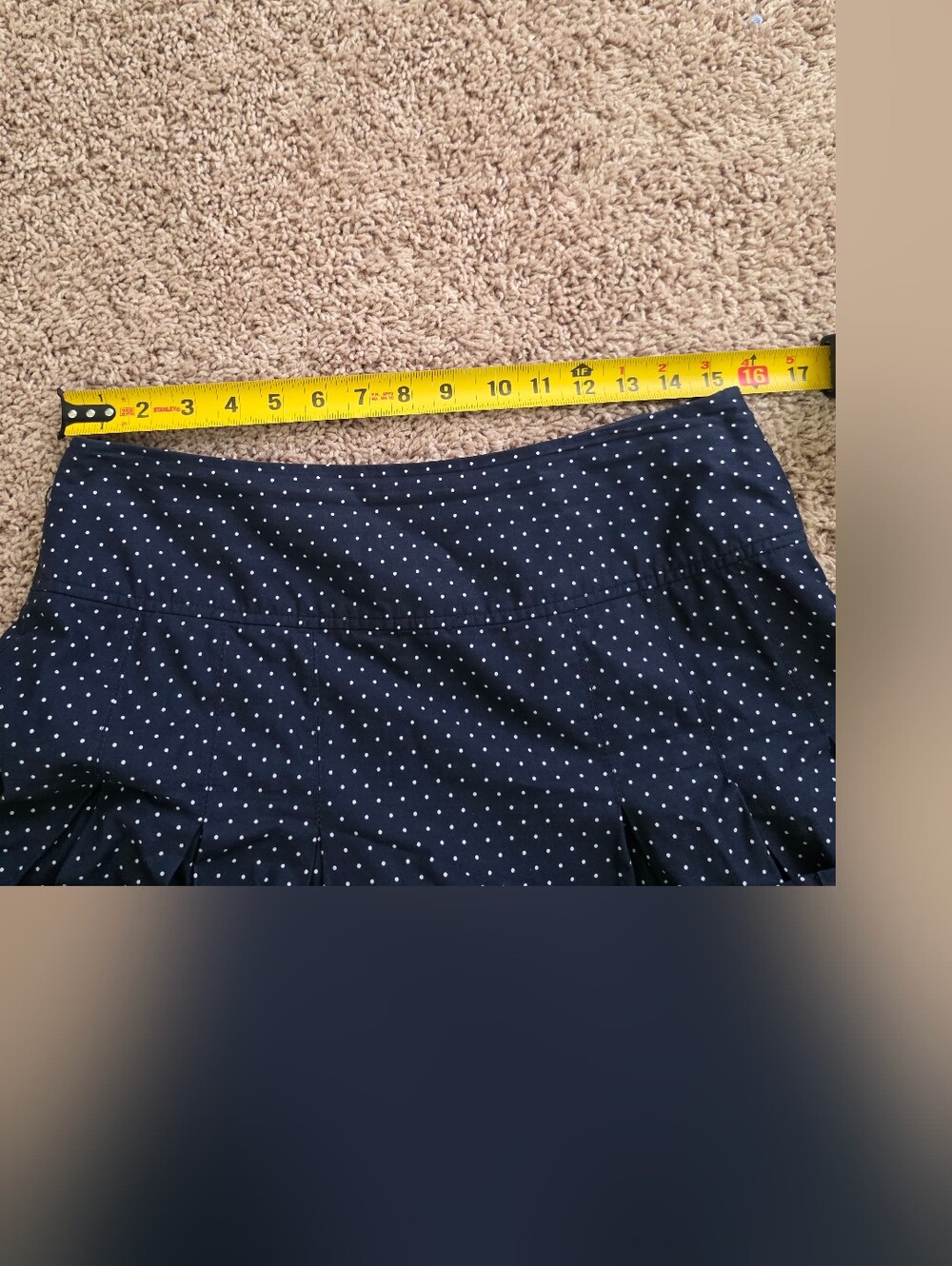 Vintage Liz Claiborne Flare Pleated Skirt Over Knee Womens 8 Preppy Female Chic - Picture 8 of 8